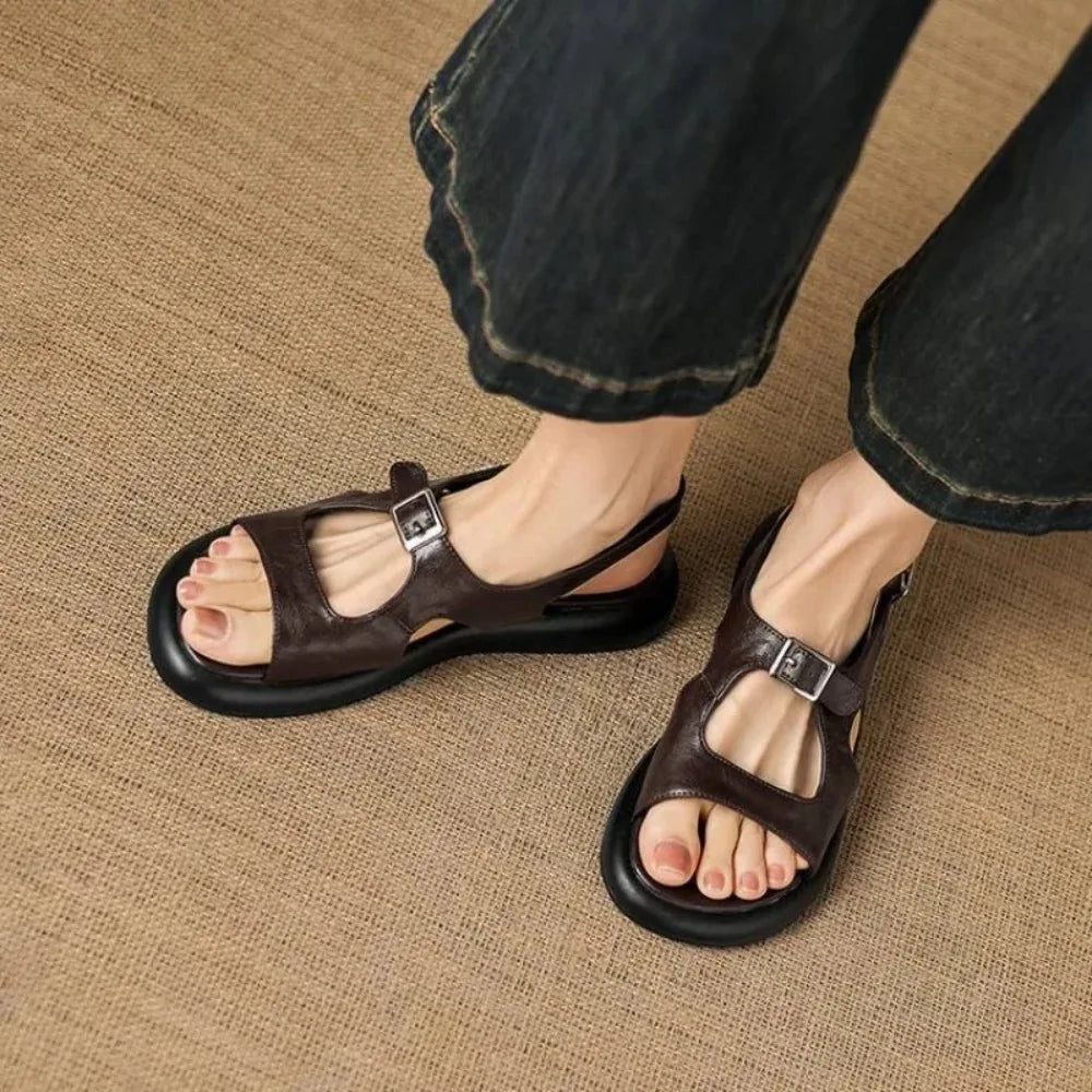 Sandalias Taco Bajo Alba