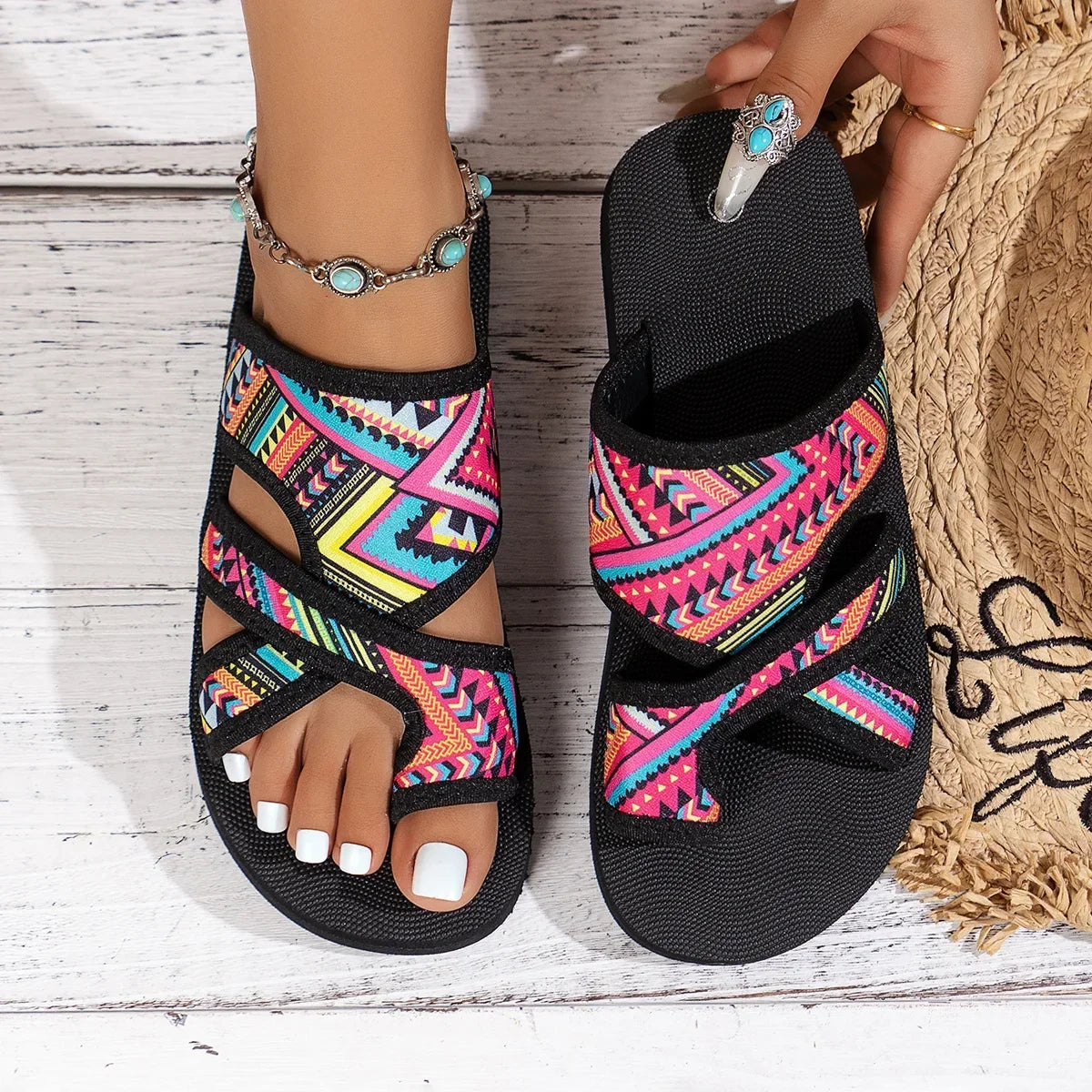 Sandalias Plataforma Étnica Cuzco
