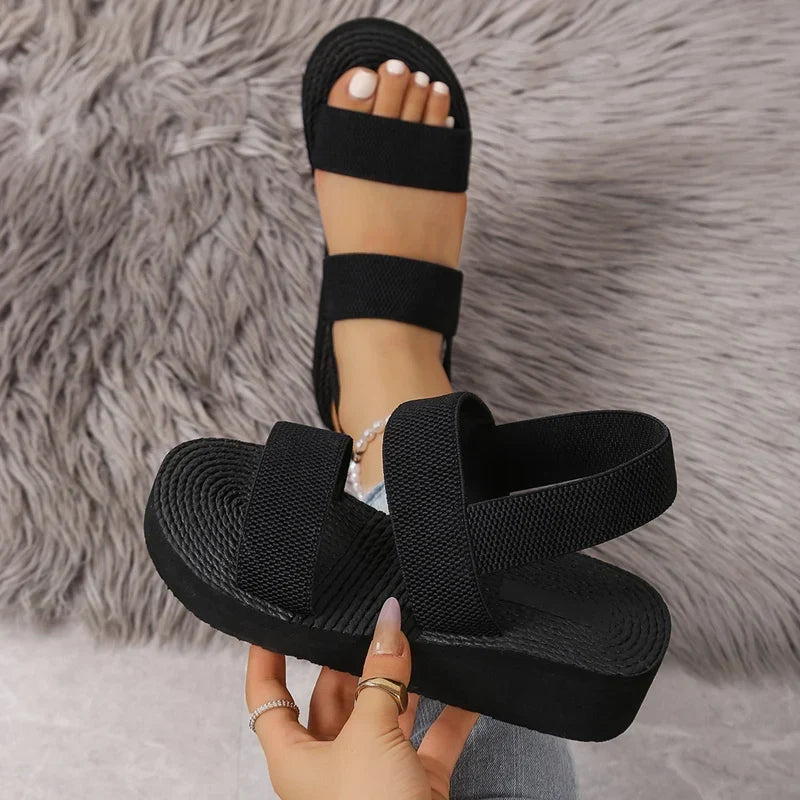 Sandalias Cuña Slingback Nerea