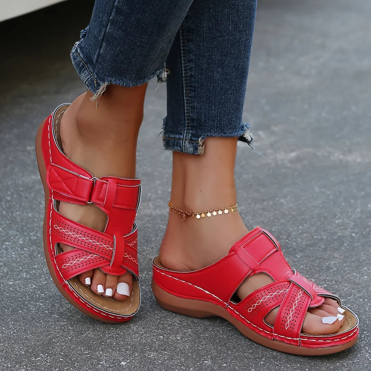 Sandalias Cuña Confort Renata