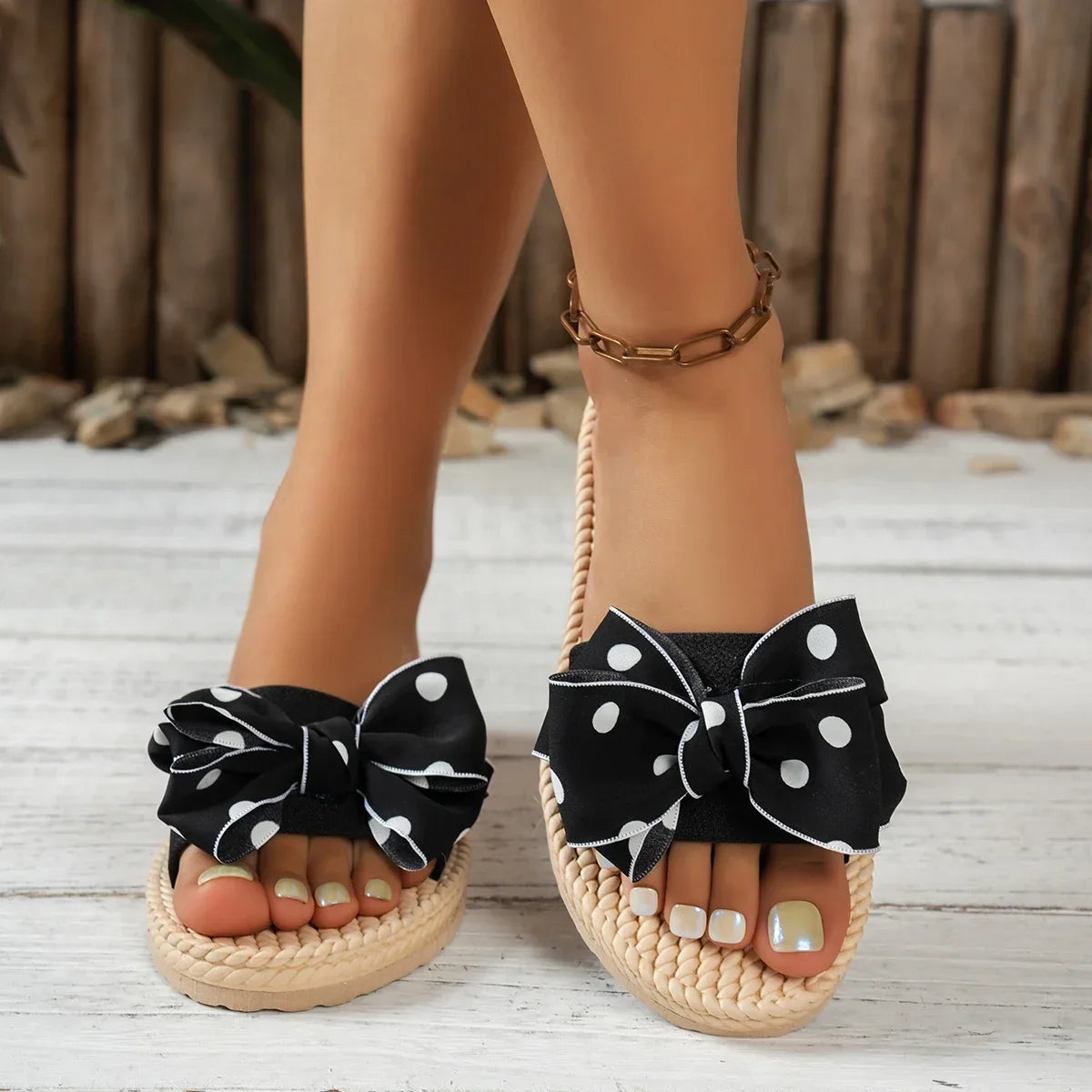 Sandalias Moño Suave Amapola