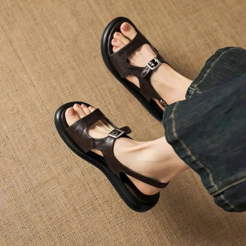 Sandalias Taco Bajo Alba