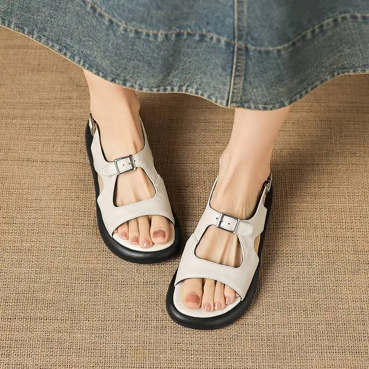 Sandalias Taco Bajo Alba