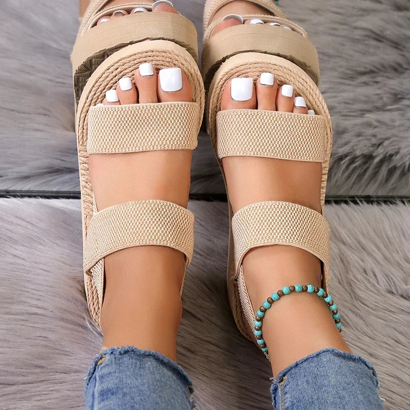 Sandalias Cuña Slingback Nerea