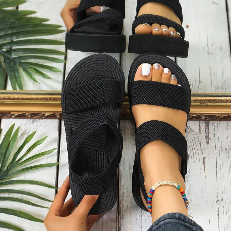 Sandalias Cuña Slingback Nerea