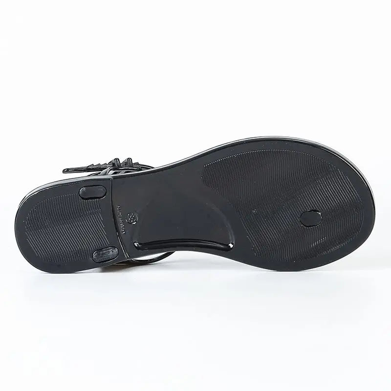 Sandalias Taco Bajo Ónix