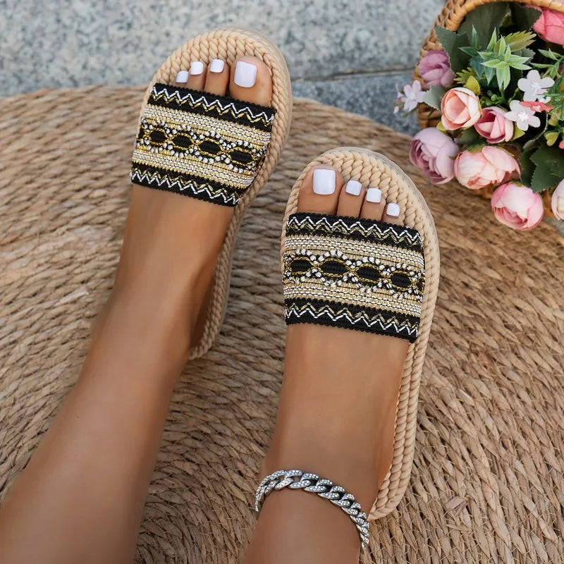 Sandalias Flecos Étnica Tilcara